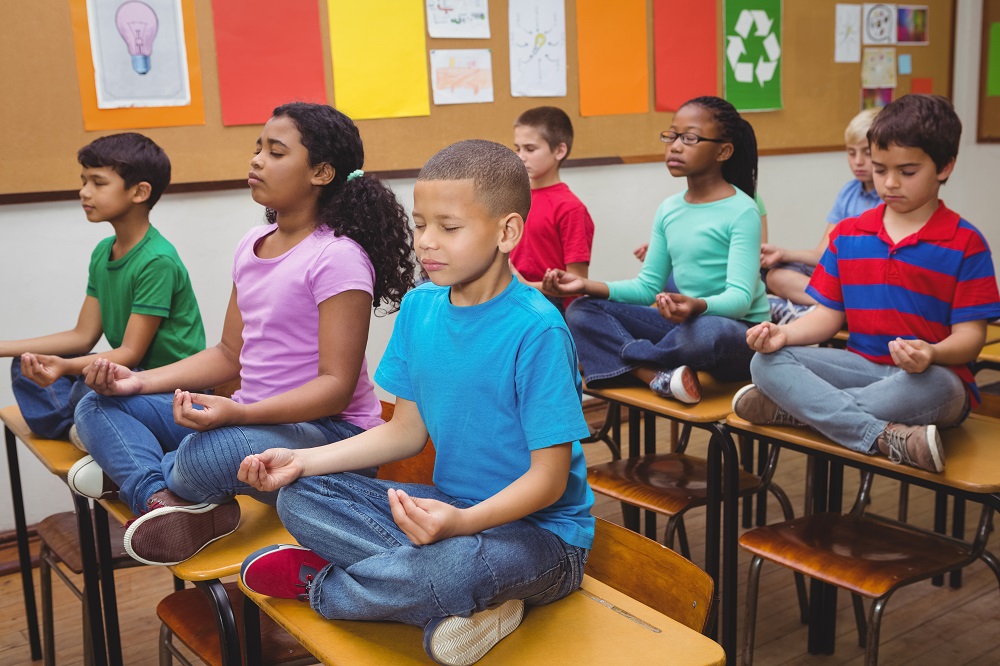 Mindfulness and meditation in the classroom - yoga workshop INSET days